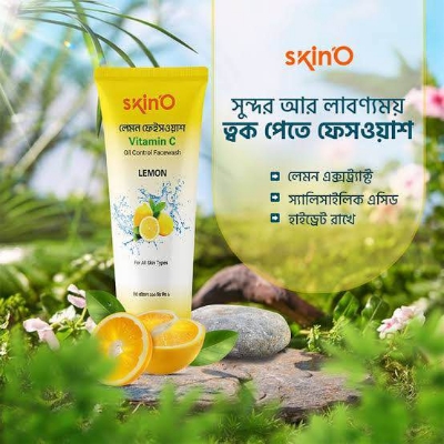 Picture of skinO Vitamin C Oil Control Facewash (Lemon) - 110ml to all skin type