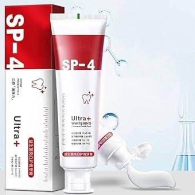 Picture of Yayashi SP-4 Probiotic Whitening Toothpaste - Ultra+, 120g, Unflavored, Natural, Adults, Whitening, Stain Removal, Fresh Breath