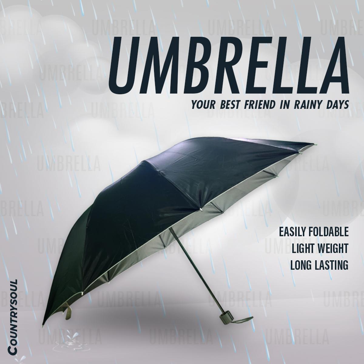 Picture of 1 Pc Colorful, Stylish & Fashionable Umbrella For Men, Women