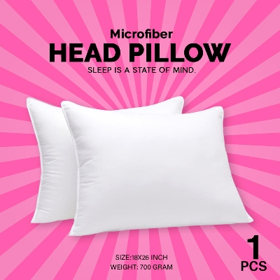 Picture of Microfiber Head Pillow 18X26 Inch Mathar Balish - Pillow