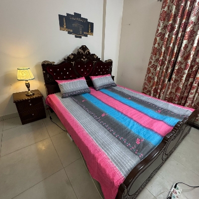 Picture of 1 PCs King Size Bed Sheet with Two Pillow Cover Multicolour Bisanar Chadur
