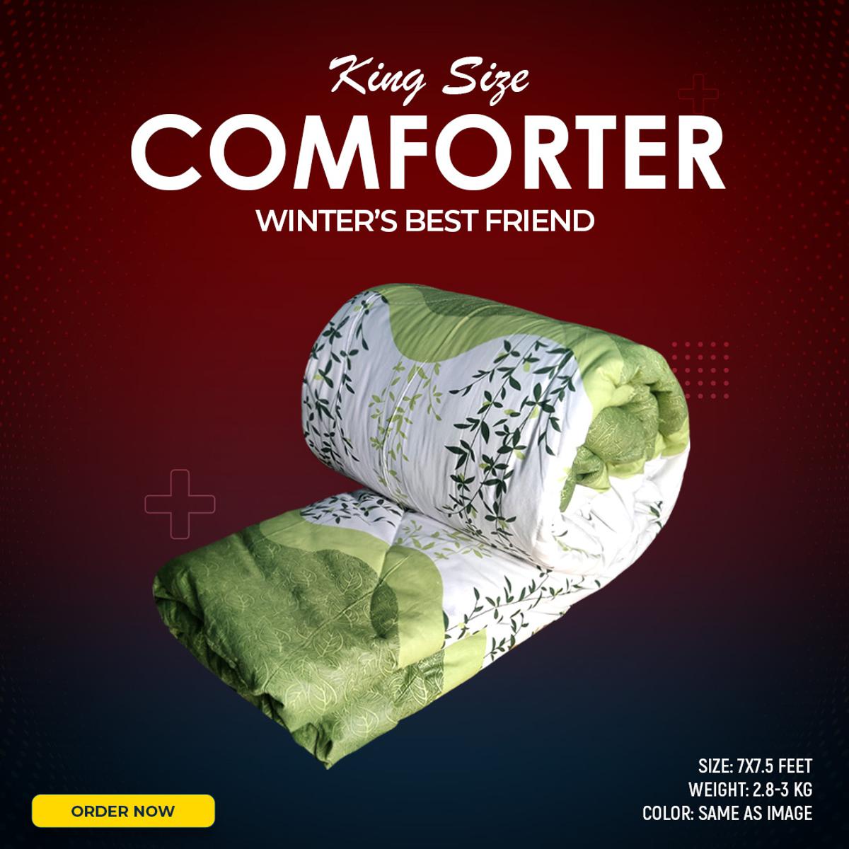 Picture of 1 Pcs Exclusive Comforter for Winter 7 Feet by 7.5 Feet_ Comfortable & Lightweight_Comes with Box