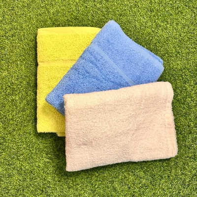 Picture of Bath Towel, 3-Piece Towel Set, White, Light Green, Sky Blue, Fluffy, Texture, Absorbent, Quick Drying, Hotel Quality Towel, Personal Use Towel, Beauty Salon Towel, Bath Supplies, 27 x 54 inches