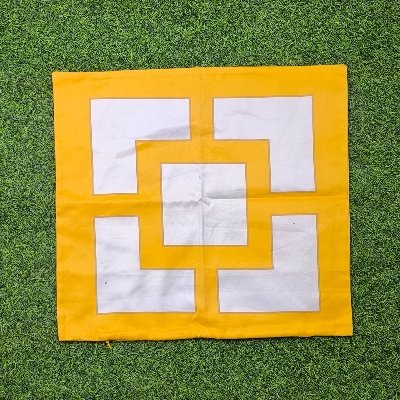Picture of 1 pcs  Cushion Cover Full washable with Color Guarantee 100% cotton fabric and zipper facility Standard 16"X 16"