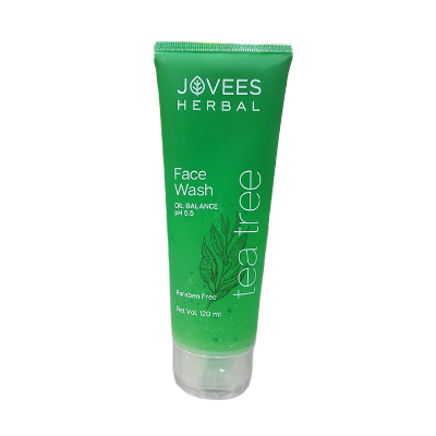 Picture of Jovees Herbal Tea Tree Oil Control Face Wash Oily & Acne Prone Skin - 100g (India)