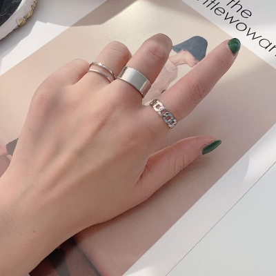 Picture of 3pcs Rings Set For Women Rings For Women Finger Ring For Women Girls Ladies Female Ornament Jewelry Jewellery ladies bag womens bag dress makeup watch couple rings ear rings Latest Collection Womens Fashion Jewellery Rings For Girls Womens Finger Ring
