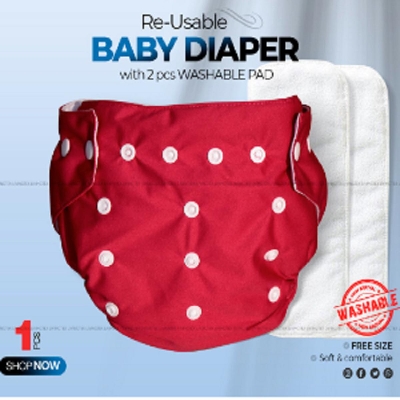 Picture of Washable baby diaper pad (2pc Pad)