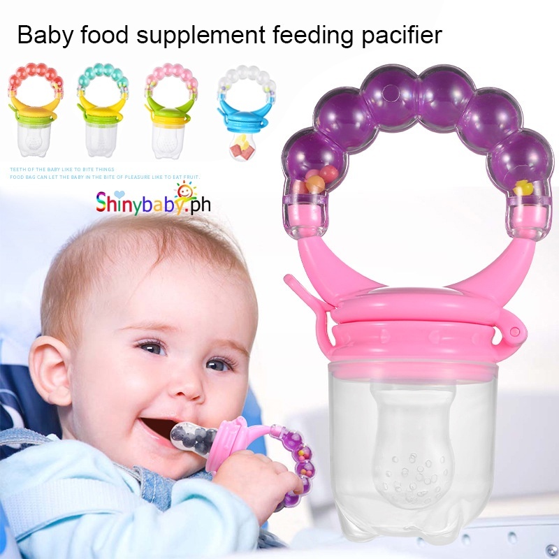 Picture of Baby Food Feeder Soother Teether for Eating Fresh Fruit Vegetables Feeder Chusni