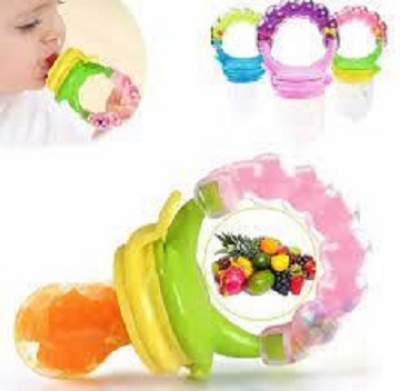 Picture of Baby Food Feeder Soother Teether for Eating Fresh Fruit Vegetables Feeder Chusni
