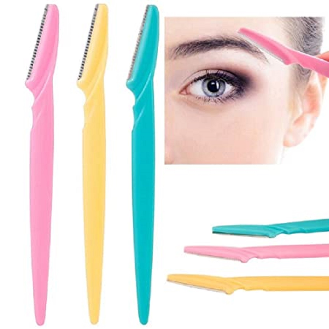 Picture of Colorful Eyebrow Trimmer Face Hair Razors Women 1/2/3/5/10 pcs