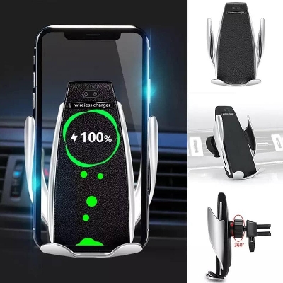 Picture of Wireless Car Charger  Automatic Clamping Fast Charging Phone Holder - Wireless ( premium- Fast charging)