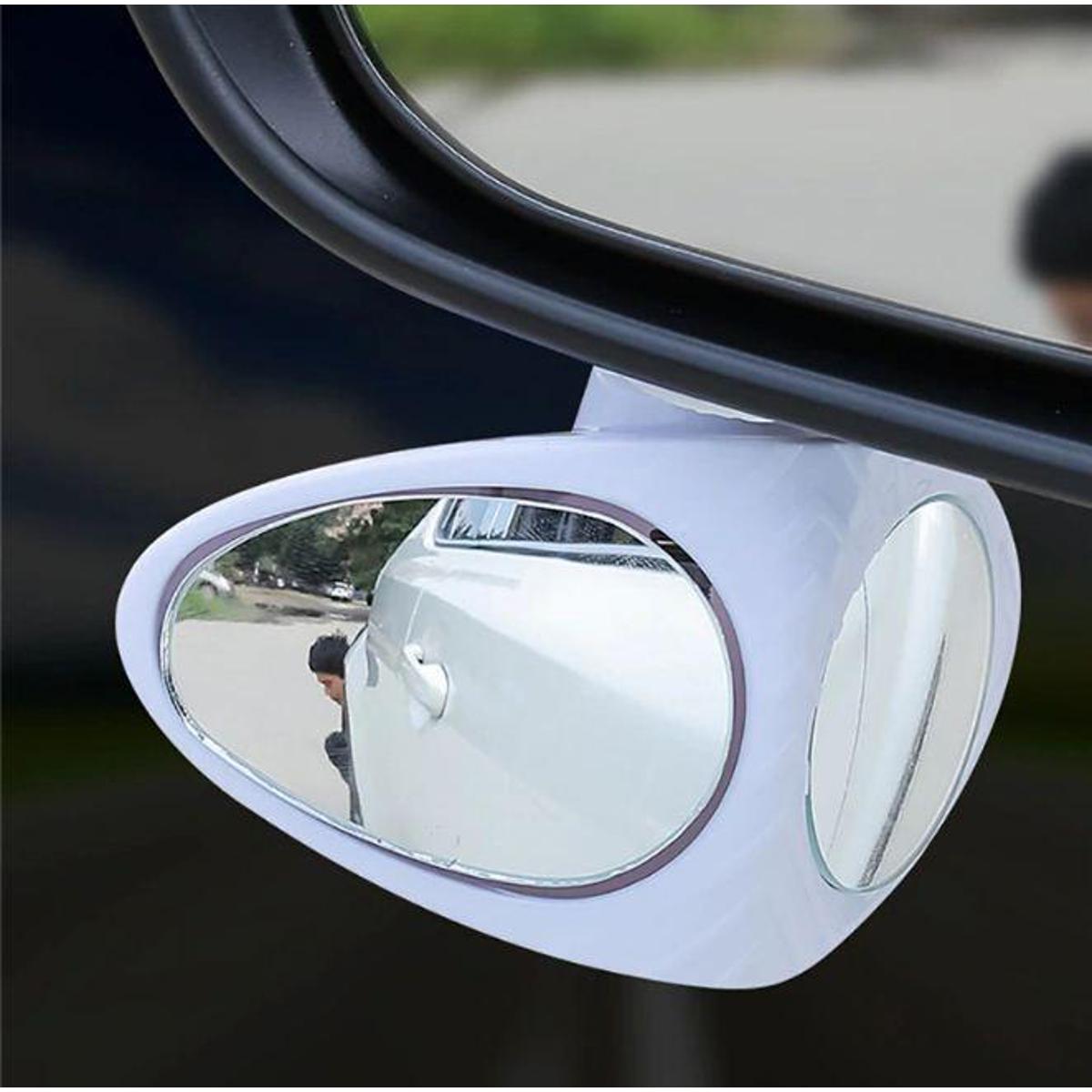 Picture of 2020 New 360 Degree Rotatable  Car Blind Spot Convex Mirror Rear View Parking Mirror - White Left / Right  (1pcs)