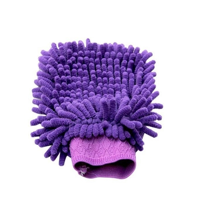 Picture of Microfiber Car Washing Gloves - Purple
