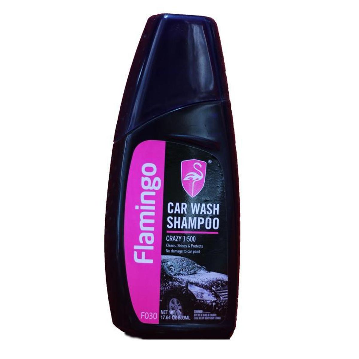 Picture of car wash shampoo (500ml) - Flamingo
