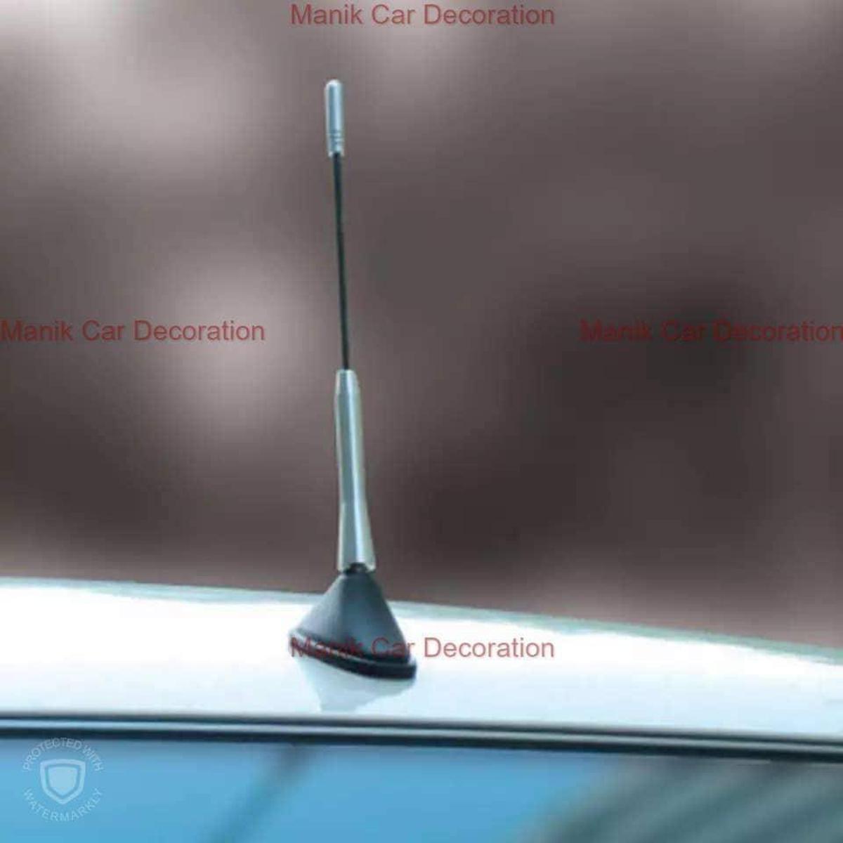 Picture of Car radio antenna universal car replesment anti noise aerial fm with car styling roof mast.
