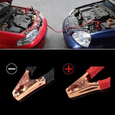 Picture of 2M 500AMP Car Battery Booster Cable Emergency Ignition Jump Starter Leads Wire For Car Van SUV - High quality (new)