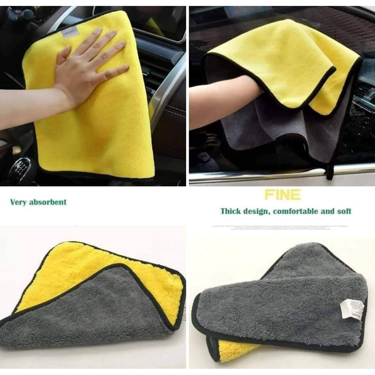 Picture of Microfiber Car Cleaning Towel 40*40/cm Car Wash Microfiber Towel Super Absorbent - (premium quality)