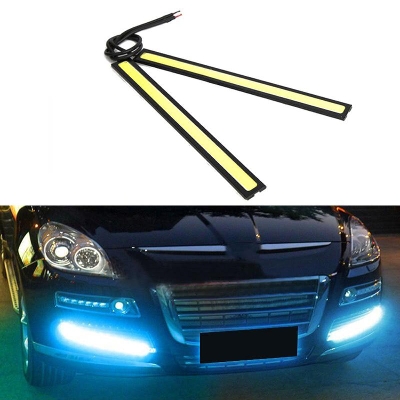 Picture of Universal Waterproof Daytime Running lights COB Fog Lamp Car Styling  Led Day light DRL Lamp - Blue