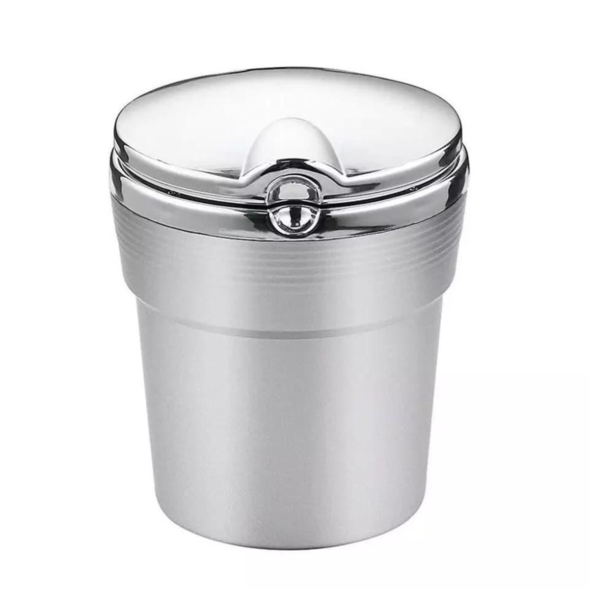 Picture of Car Vehicle LED Light Lamp Ashtray - silver