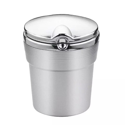 Picture of Car Vehicle LED Light Lamp Ashtray - silver