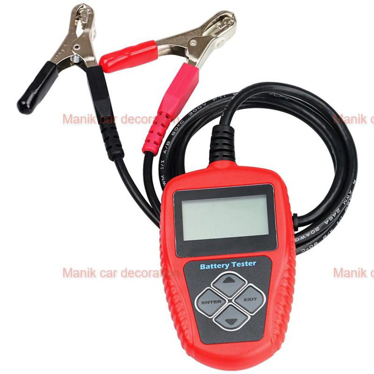 Picture of Car Battery Tester 12V Digital Analyzer 2000CCA 220AH BAD Cell Test Car Battery Diagnostic Tools Multi Languages