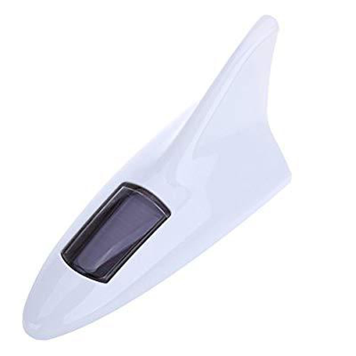 Picture of New Shark Fins Lamp Car Solar Energy Light Lamp  - White