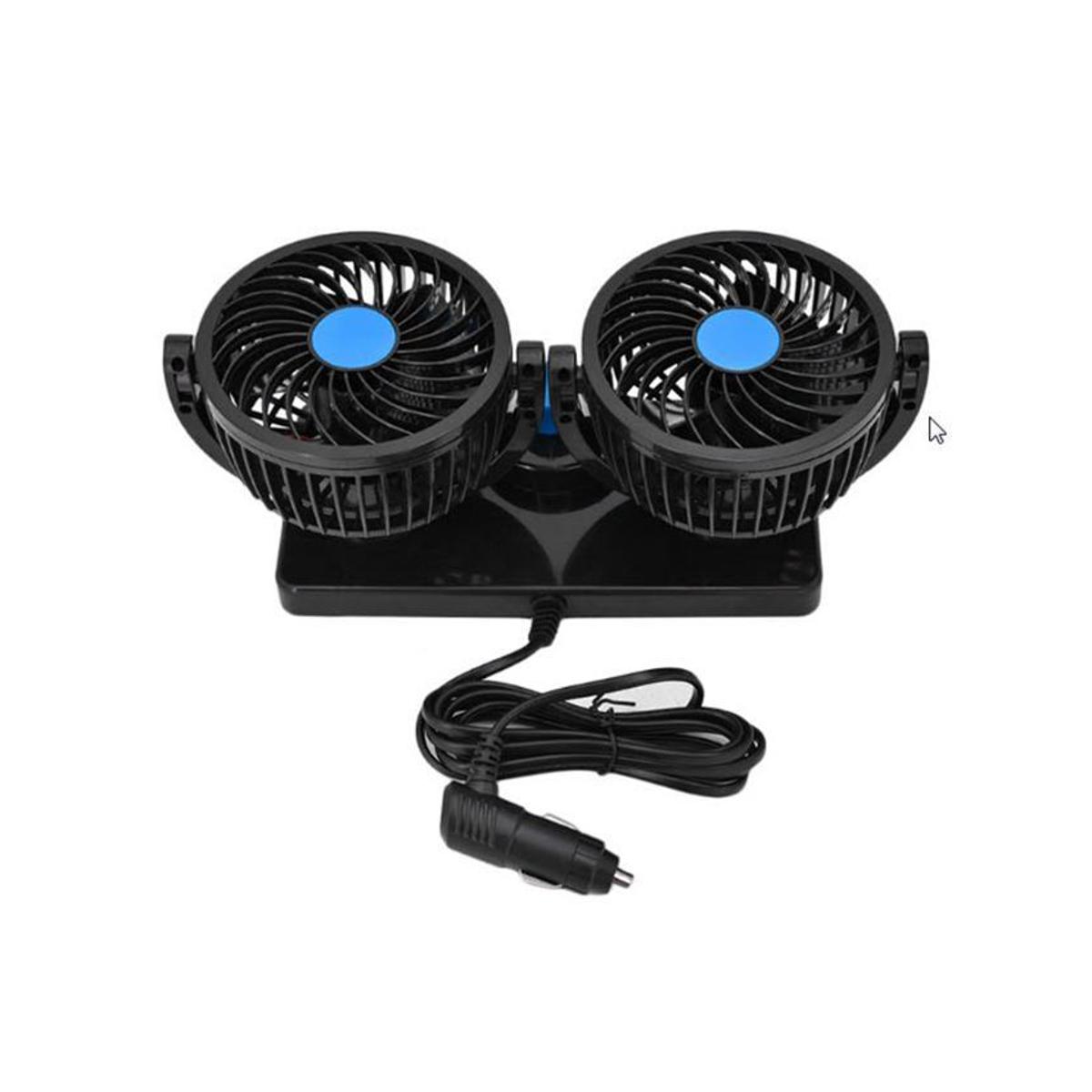 Picture of Car  Cooler Fan 12V. -360 Degree  Black