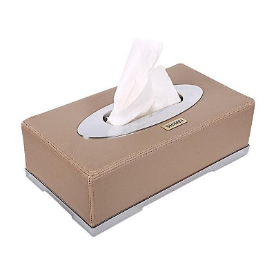 Picture of Car Leather Tissue Box - Beige