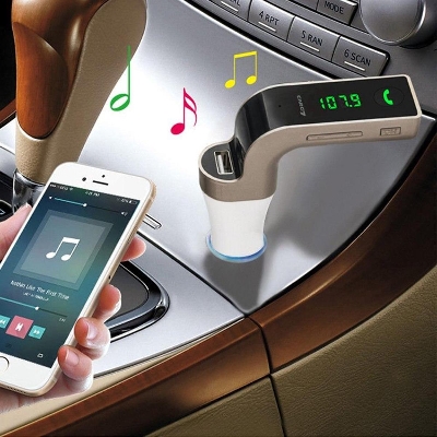 Picture of Bluetooth Car Kit Wireless Mp3 Radio Modulator Bluetooth AUX 3.5mm FM Transmitter  USB LCD Car Accessories - G7