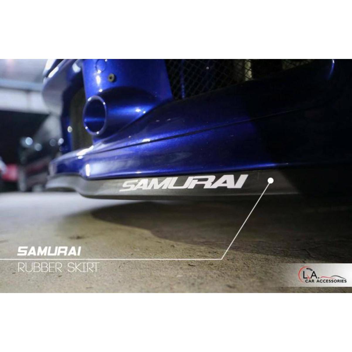 Picture of Universal Bumper lip Samurai Rubber Skirt 2.5M Length TPVC Lip Skirt Protector  - Black