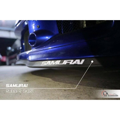 Picture of Universal Bumper lip Samurai Rubber Skirt 2.5M Length TPVC Lip Skirt Protector  - Black