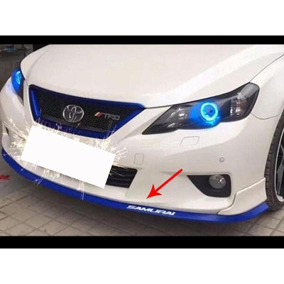 Picture of Universal Bumper lip Samurai Rubber Skirt 2.5M Length TPVC Lip Skirt Protector - Blue