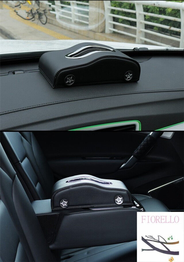 Picture of Unique creative car shape leather tissue box- Black