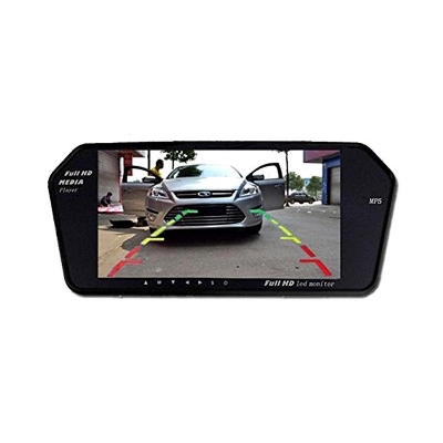 Picture of High Resolution 1024*600 7'' TFT LCD Car Rear View Mirror Monitor Bluetooth/MP5 Usb/TF Slot Parking Assistance System