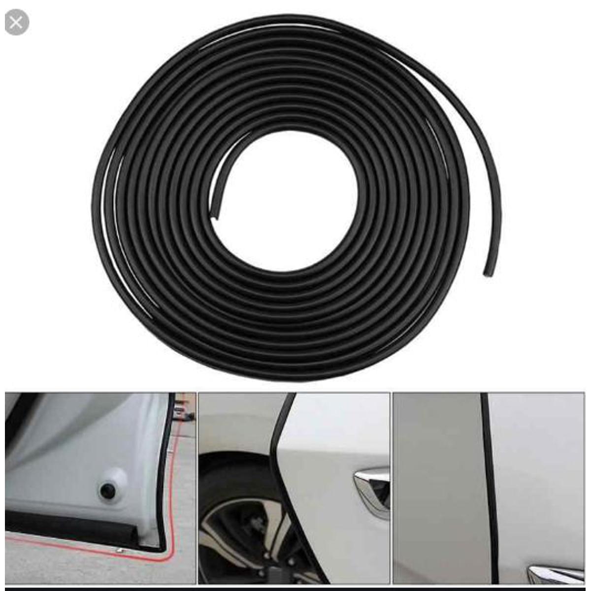 Picture of 5M PVC Car Door Edge Guards Strips Anti-collision Interior Decoration Sticker Line Scratch Protector Double-sided Adhesive Strip