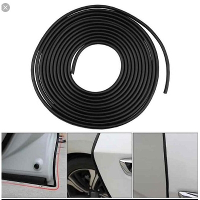 Picture of 5M PVC Car Door Edge Guards Strips Anti-collision Interior Decoration Sticker Line Scratch Protector Double-sided Adhesive Strip