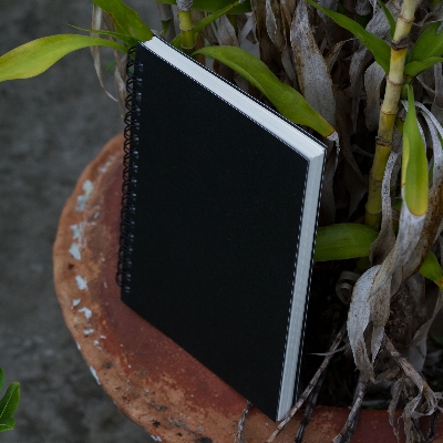 Picture of Executive Series Black Spiral Compress Notebook