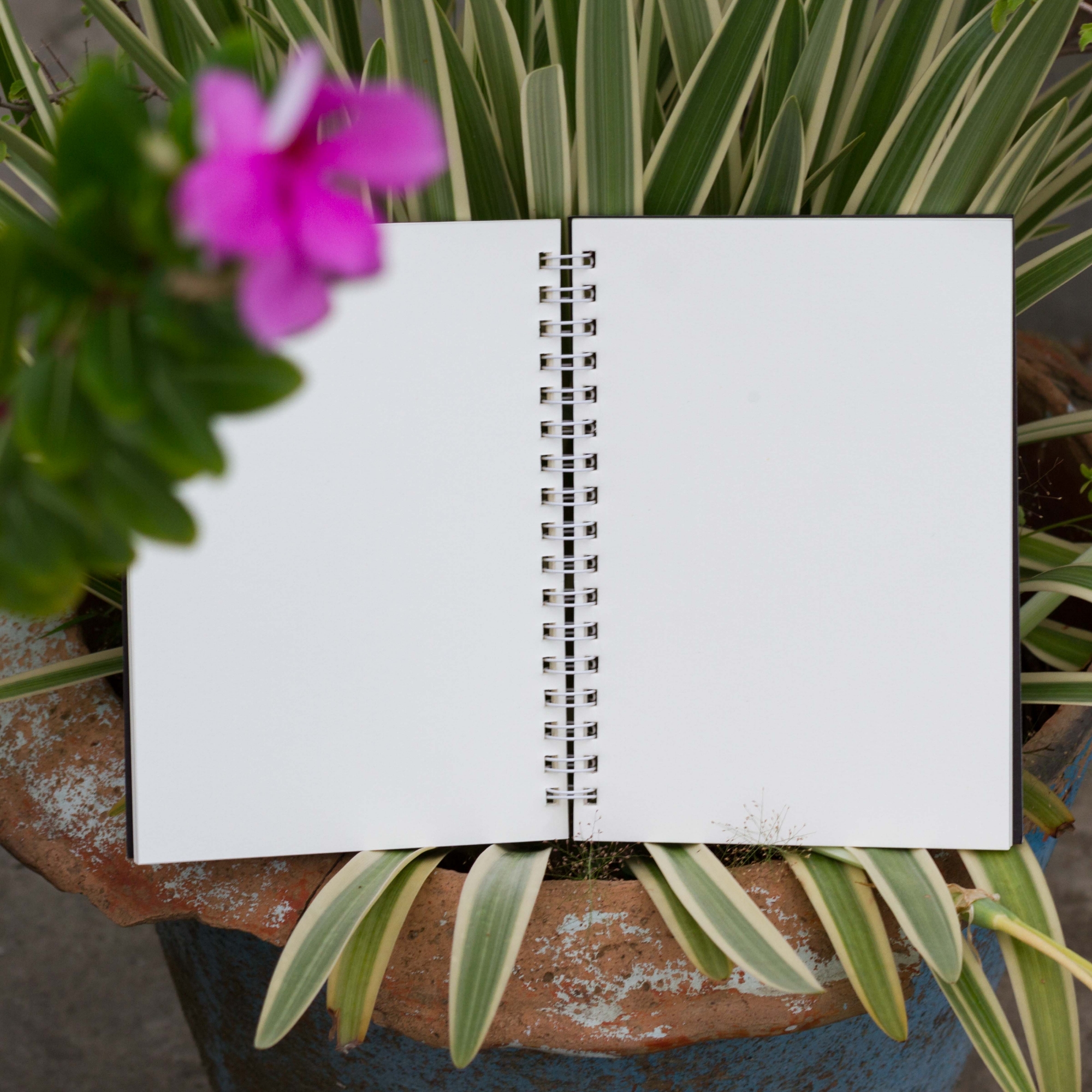 Picture of Executive Series White Cover Spiral Notebook