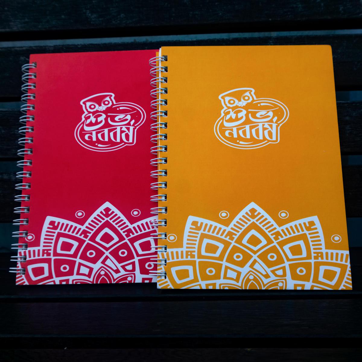 Picture of Shuvo Noboborsho Orange & Red Colour Spiral Notebook (SN201903201)