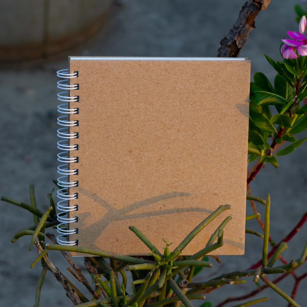 Picture of Artist Series Hard Cover White Spiral Notebook