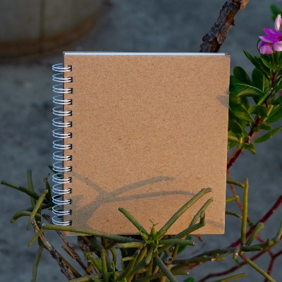 Picture of Artist Series Hard Cover White Spiral Notebook
