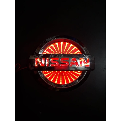 Picture of Led Nissan Logo Badge Light Car Trunk Emblem Sticker Lamp