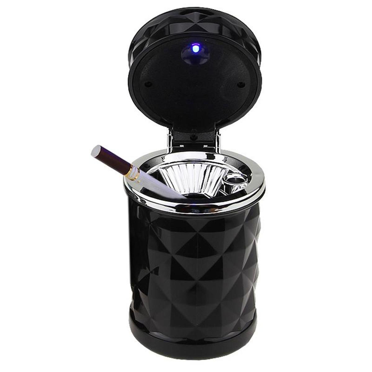 Picture of Plastic Universal Mini Ash Bin Car Ashtray - Black