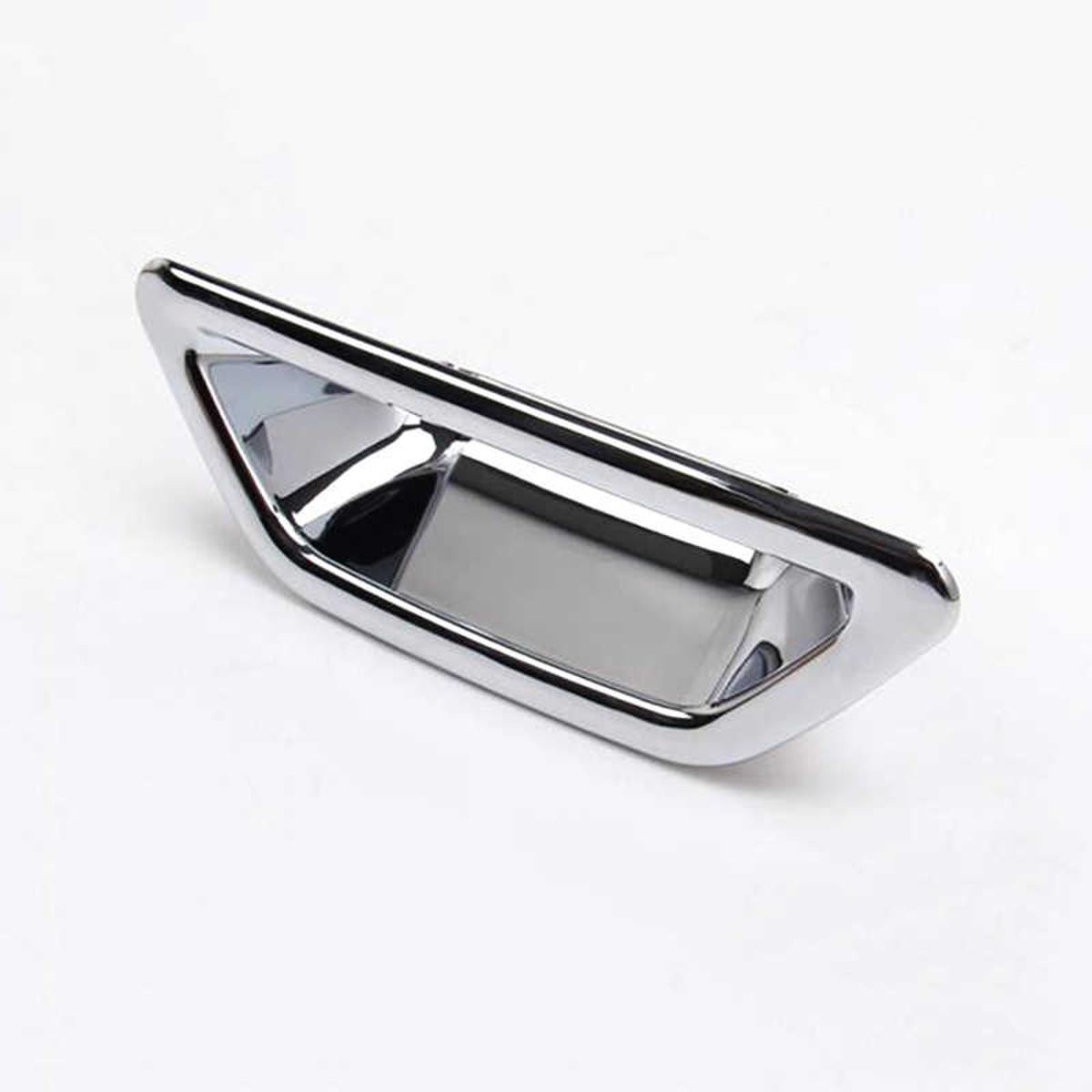 Picture of 1pcs Rear Tail Door Bowl Trim Chrome cover sticker Fit for X TRAIL X-trail Xtrail Rogue T32 2014 to 2019 rear door bow Styling