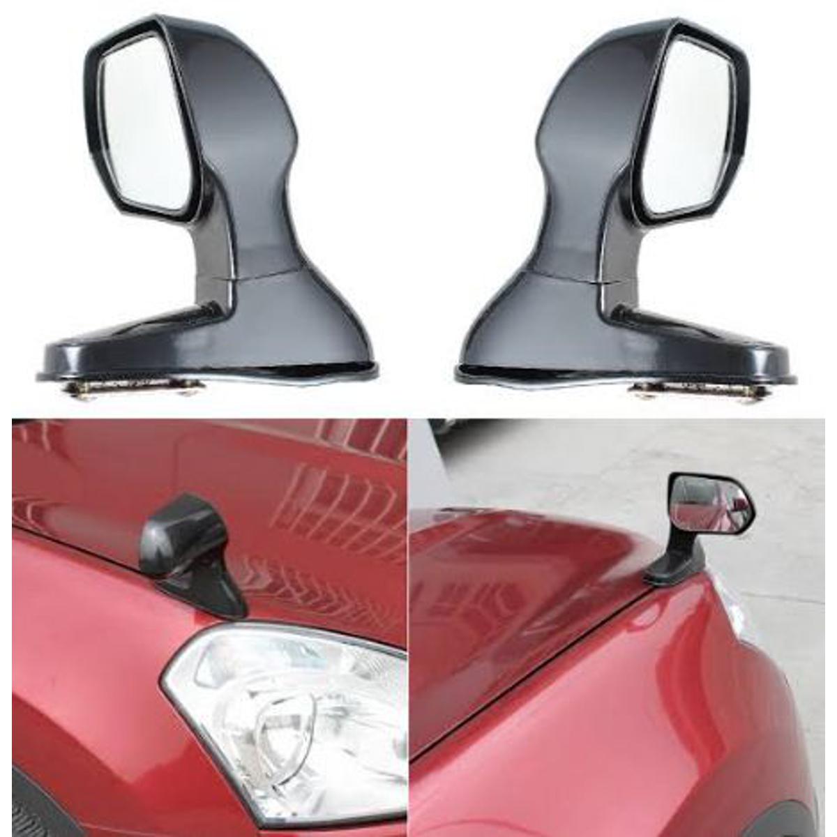 Picture of 2pcs Vehicle Universal Car Blind Spot Mirror Square SideView Flat Mirror Wide Angle Rear Mirrors Side RearView Mirror-Black