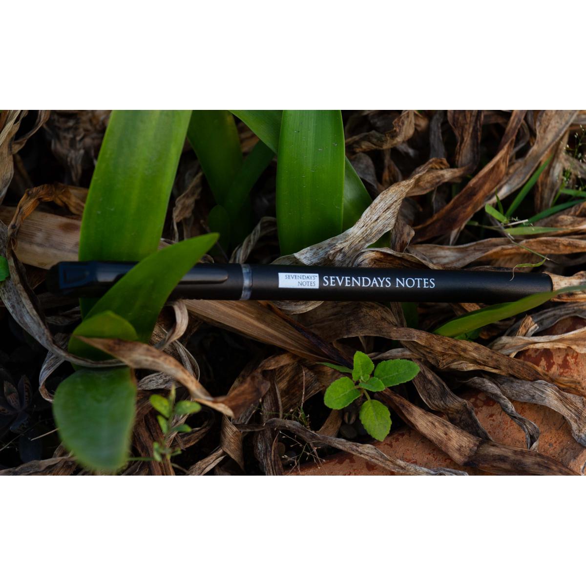 Picture of Sevendaysnotes Black Ball Pen 6-Pack