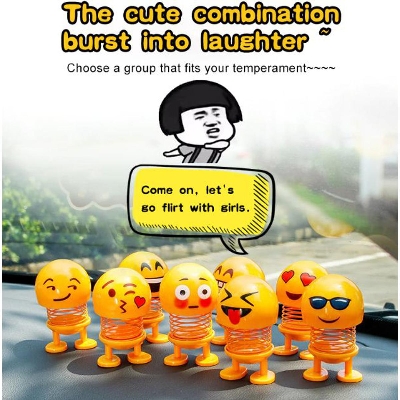 Picture of 1-pcs Car Shaking Head Toys Ornaments Bobblehead - 1pcs random design
