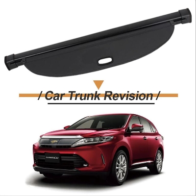 Picture of Car Rear Trunk Security Shield Cargo Cover For 15-18 TOYOTA HARRIER 2015 2016 2017 2018 black