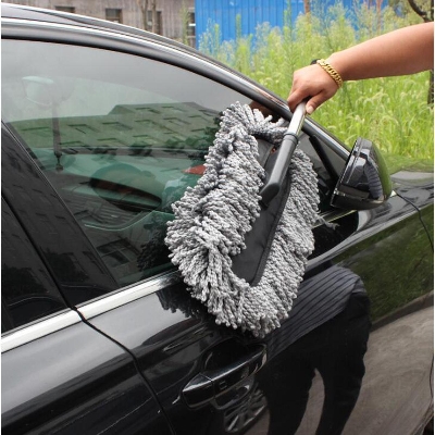 Picture of Large Microfiber Telescoping Car Wash Body Duster Brush Dirt Dust Mop Cleaning Tool Dusting Mops Dusters