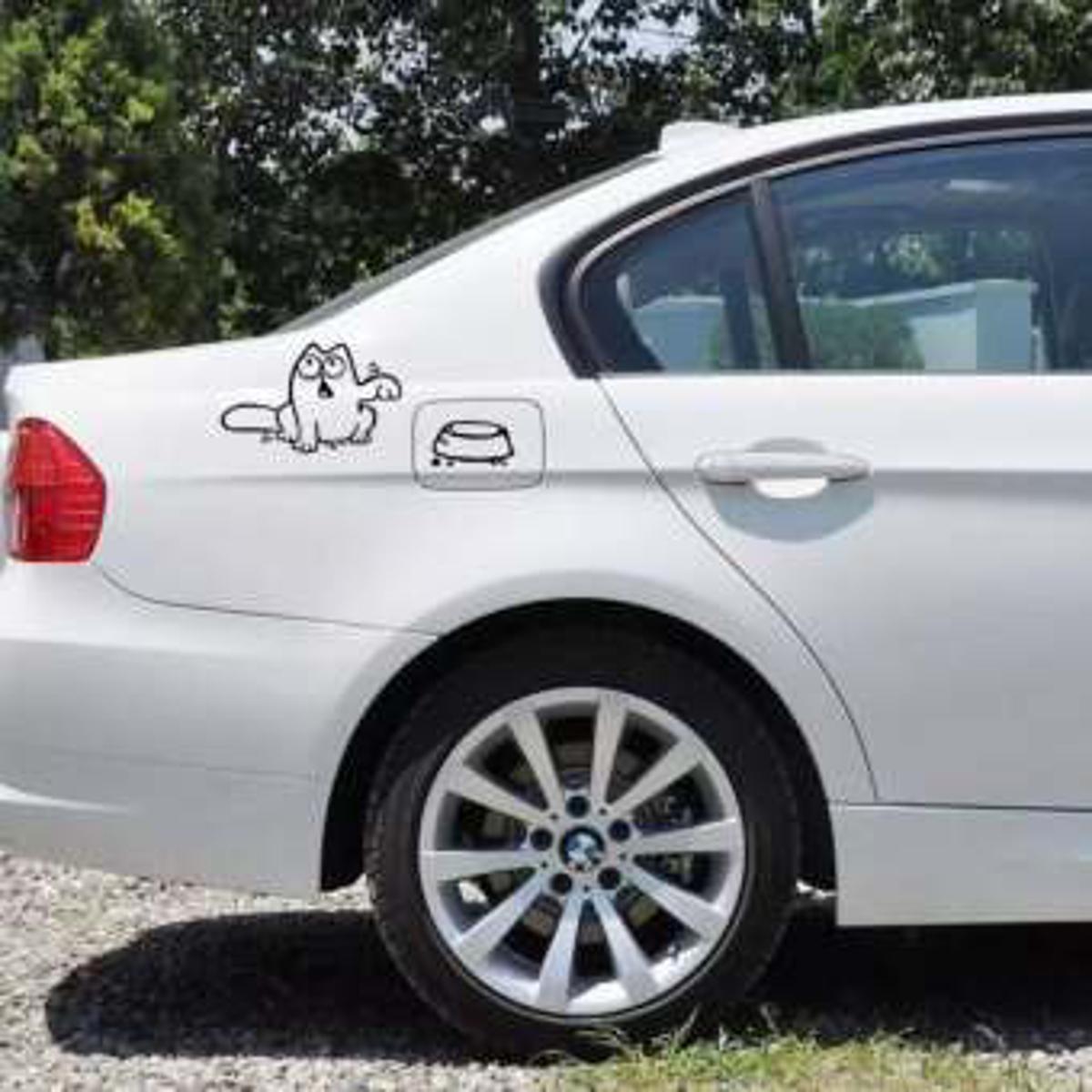 Picture of car stickers creative fuel tank stickers cute -car